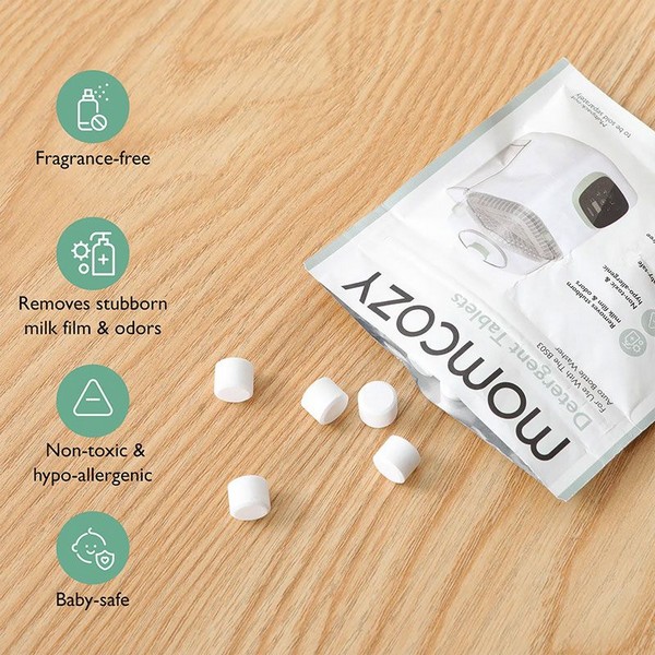 Продукт Momcozy KleanPal Pro - Таблетки за миене на детски съдове, 120 броя - 0 - BG Hlapeta