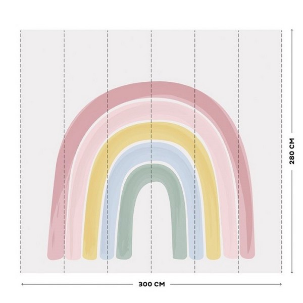 Продукт Little Dutch Rainbow - Тапет за детска стая - 0 - BG Hlapeta