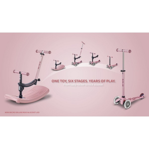 Продукт Micro Mini Deluxe Rock and Go LED - Тротинетка - 0 - BG Hlapeta
