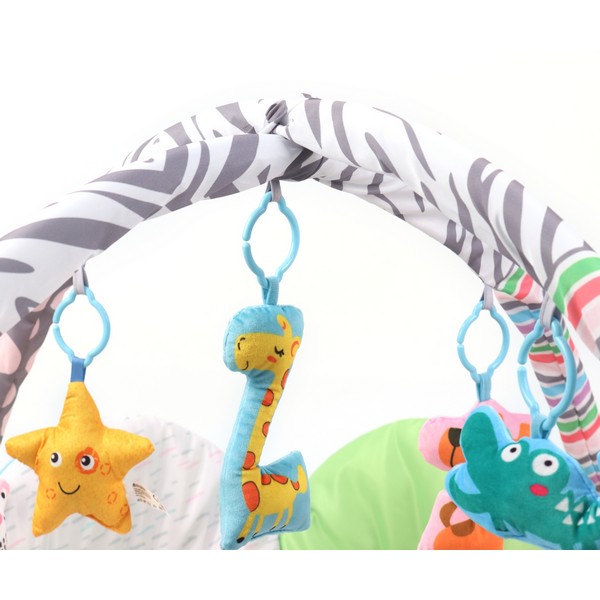 Продукт TinyMini Zoo - Бебешка активна гимнастика 2 в 1 със сух басейн и топки - 0 - BG Hlapeta