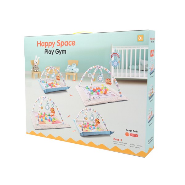 Продукт TinyMini - Бебешка активна гимнастика 2 в 1 с 20 топки - 0 - BG Hlapeta
