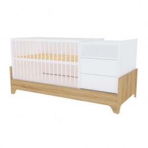 Faktum Lumina White - Трансформиращо се бебешко легло 3 в 1