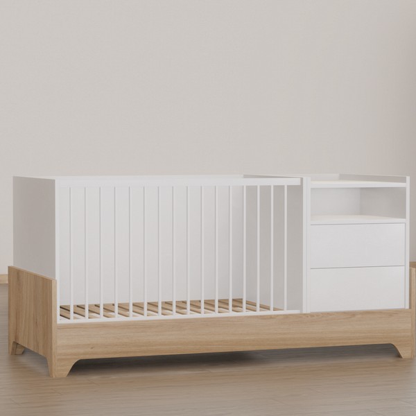 Продукт Faktum Lumina White - Трансформиращо се бебешко легло 3 в 1 - 0 - BG Hlapeta