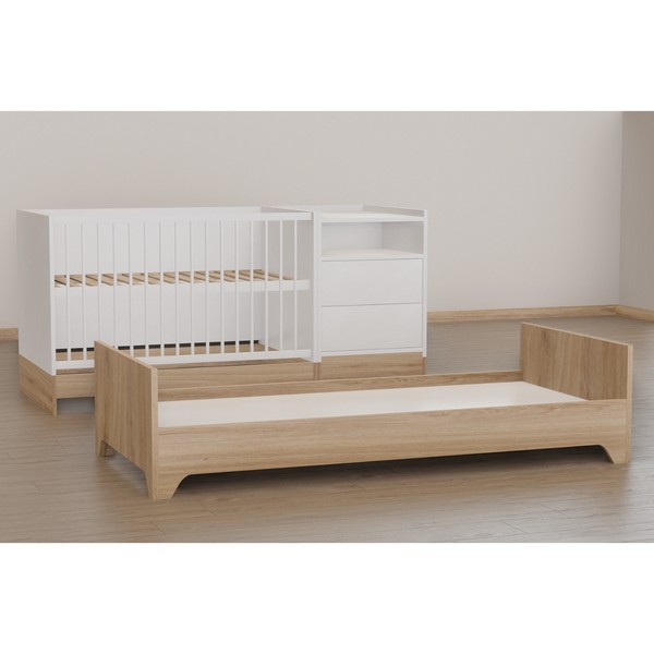 Продукт Faktum Lumina White - Трансформиращо се бебешко легло 3 в 1 - 0 - BG Hlapeta