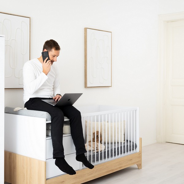 Продукт Faktum Lumina White - Трансформиращо се бебешко легло 3 в 1 - 0 - BG Hlapeta