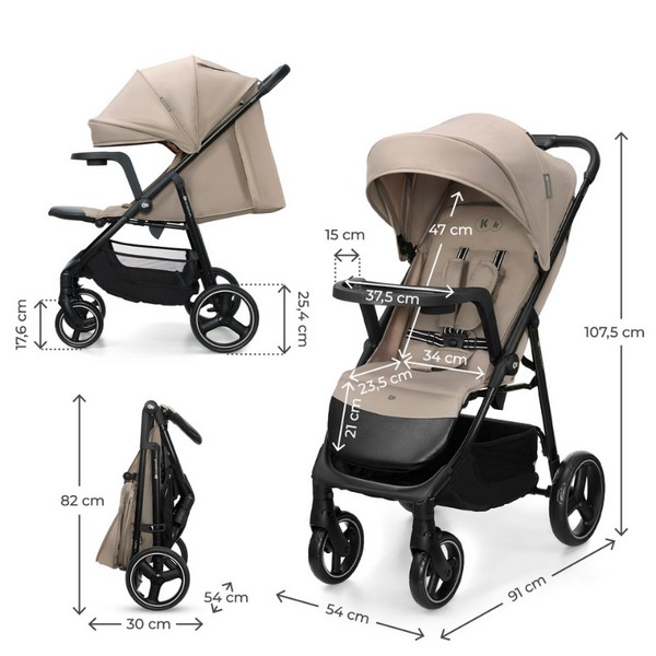 Продукт Kinderkraft TRIG 3 - Бебешка количка с табла - 0 - BG Hlapeta