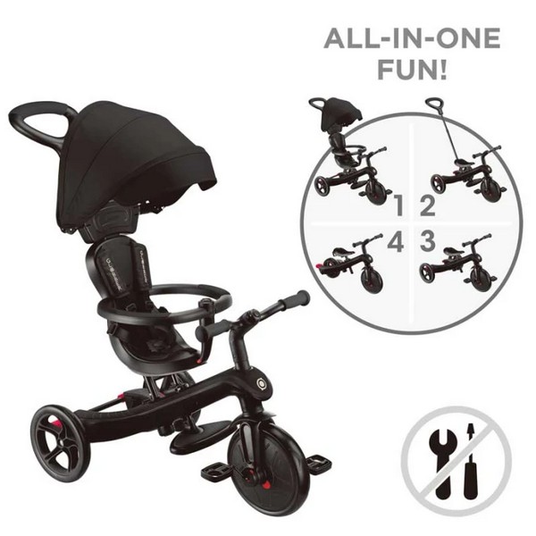Продукт GLOBBER EXPLORER TRIKE - Триколка 4 в 1 със сенник - 0 - BG Hlapeta
