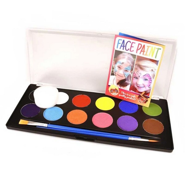 Robe Toy - Цветни боички за рисуване на лице и тяло, 12 цвята