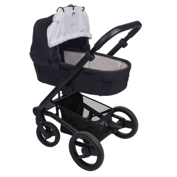 Продукт Dooky - Универсален сенник за бебешка количка бял, на пера - 0 - BG Hlapeta