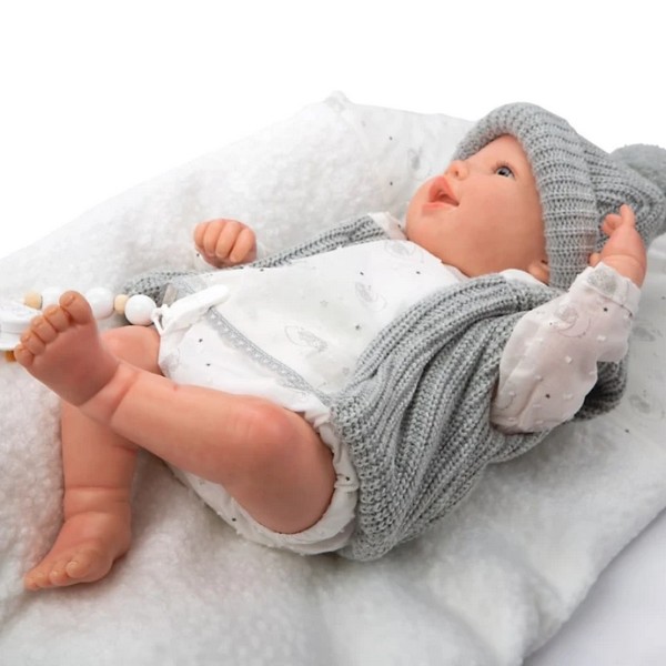 Продукт Arias Даниела - Усмихната кукла-бебе с възглавничка и аксесоари, 45 см. - 0 - BG Hlapeta