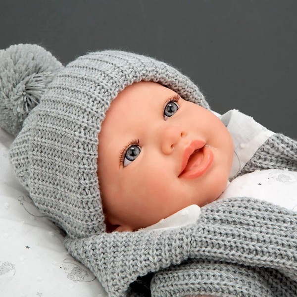 Продукт Arias Даниела - Усмихната кукла-бебе с възглавничка и аксесоари, 45 см. - 0 - BG Hlapeta