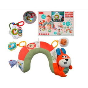 TEANTOYS - Мека възглавница за сядане с интерактивен музикален панел и играчки за бебета