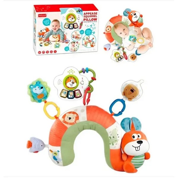 Продукт TEANTOYS - Мека възглавница за сядане с интерактивен музикален панел и играчки за бебета - 0 - BG Hlapeta