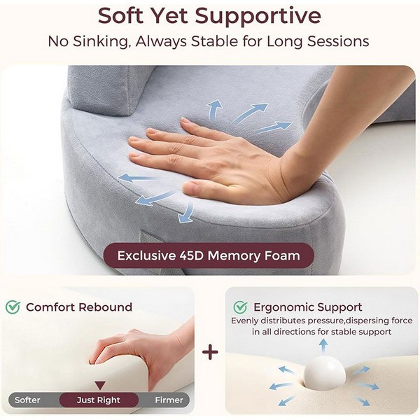 Продукт Momcozy CozyLite - Възглавница за кърмене, Grey - 0 - BG Hlapeta