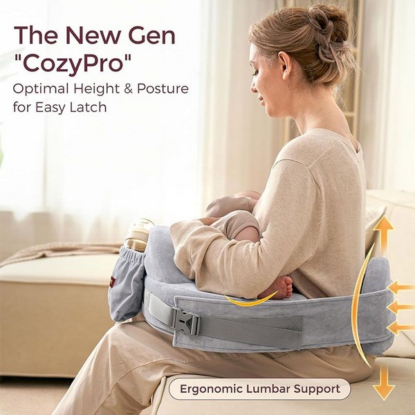 Продукт Momcozy CozyPro - Възглавница за кърмене, Grey - 0 - BG Hlapeta