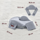 Продукт Momcozy CozyPro - Възглавница за кърмене, Grey - 8 - BG Hlapeta