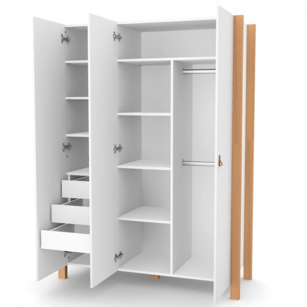 Продукт Veres Монако 1310 - Трикрилен гардероб - 0 - BG Hlapeta