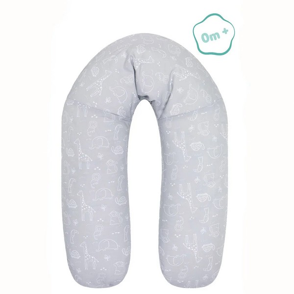 Продукт Fillikid - Възглавница за бременност и кърмене с памучен калъф, 190 см - 0 - BG Hlapeta