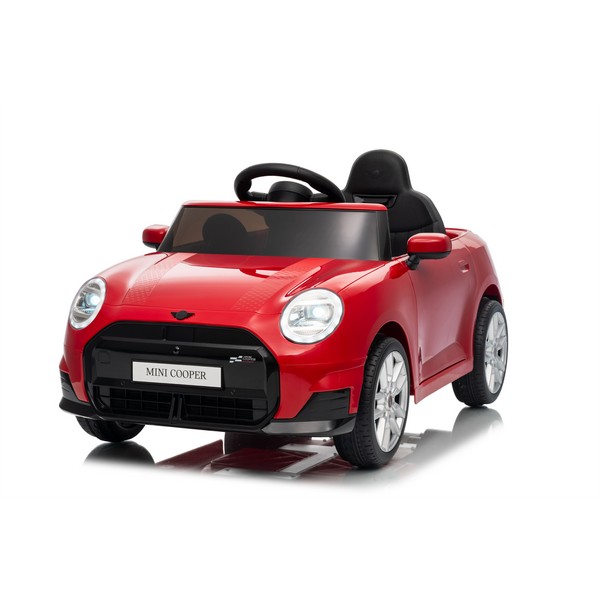 Продукт Акумулаторна кола Licensed MINI Cooper 12V с меки гуми и функция за количка - 0 - BG Hlapeta