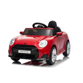 Акумулаторна кола Licensed MINI Cooper 12V с меки гуми и функция за количка