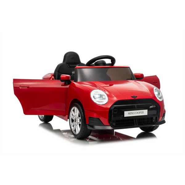 Продукт Акумулаторна кола Licensed MINI Cooper 12V с меки гуми и функция за количка - 0 - BG Hlapeta
