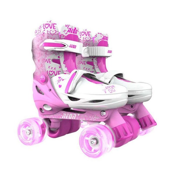 Продукт Yvolution Neon - Детски ролери и кънки 2 в 1, Pink - 0 - BG Hlapeta