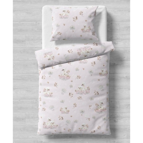 Galix Лебеди - Детски спален комплект, 4 части