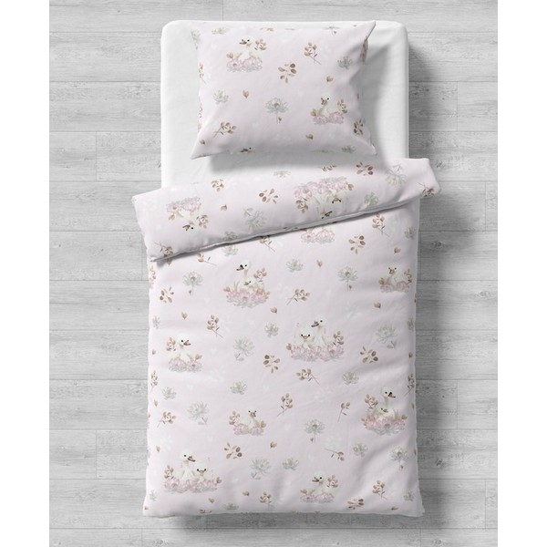 Galix Лебеди - Детски спален комплект, 4 части