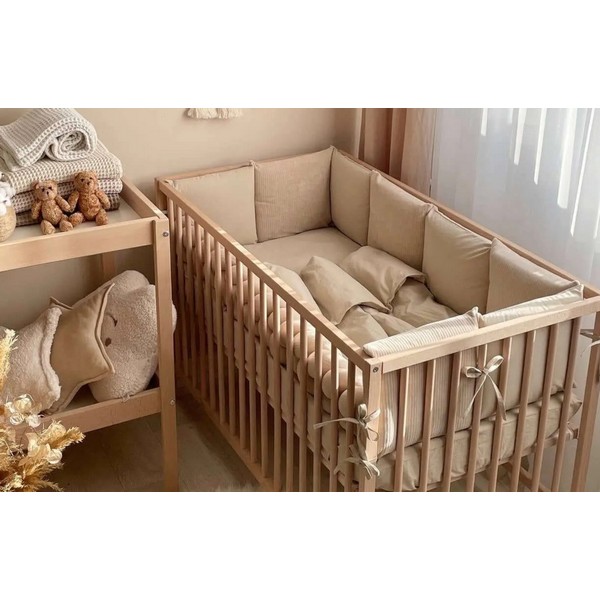 Продукт Veres Кадифе - Комплект бебешко спално бельо 6 броя за 120x60 - 0 - BG Hlapeta