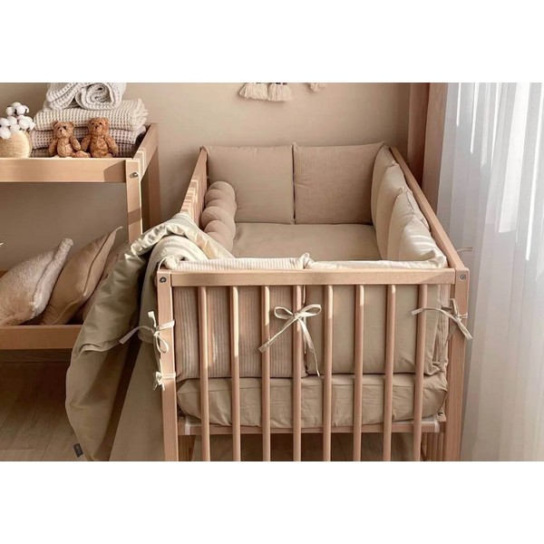 Продукт Veres Кадифе - Комплект бебешко спално бельо 6 броя за 120x60 - 0 - BG Hlapeta