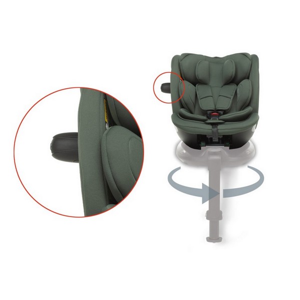 Продукт Foppapedretti  Disk Grow i-Size - Комплект 3 в 1 Столче за кола + база Disk i-Size + столче Disk Infant i-Size - 0 - BG Hlapeta