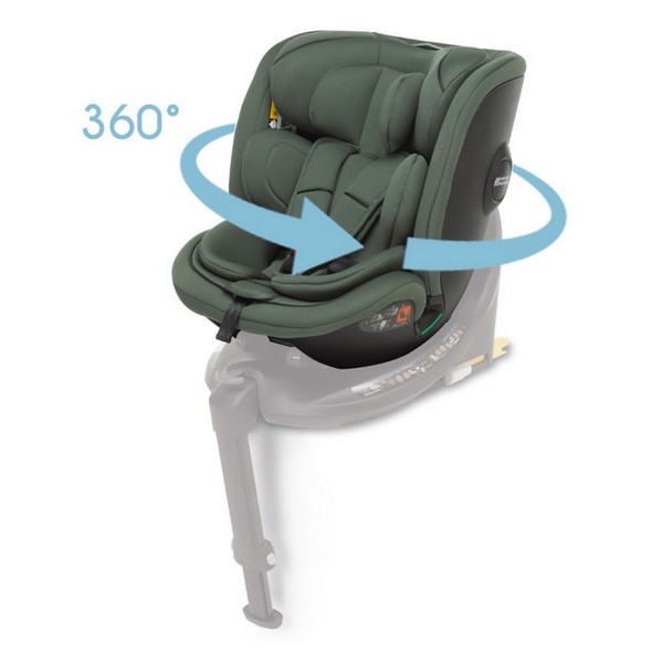 Продукт Foppapedretti  Disk Grow i-Size - Комплект 3 в 1 Столче за кола + база Disk i-Size + столче Disk Infant i-Size - 0 - BG Hlapeta