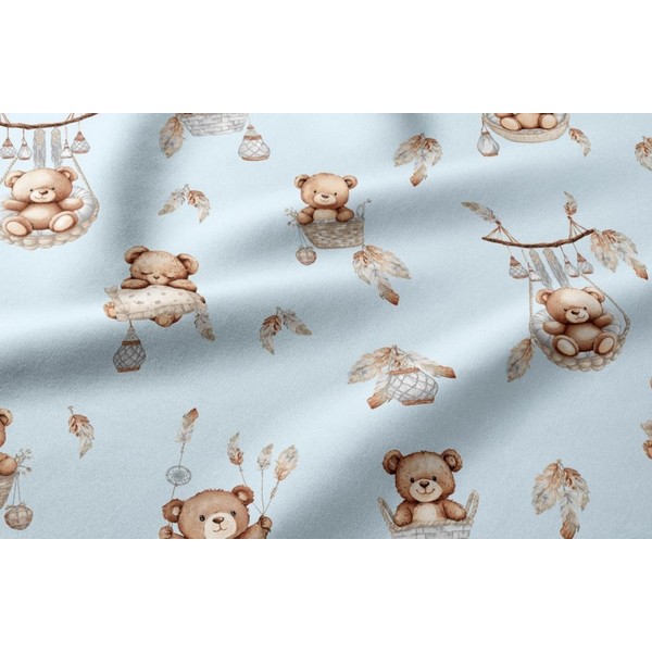 Продукт Galix МЕЧЕ В КОШНИЧКА СИН - Детски спален комплект, 4 части - 0 - BG Hlapeta