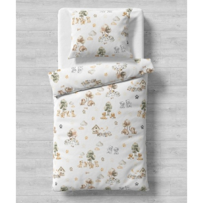 Galix Кученца - Детски спален комплект, 4 части