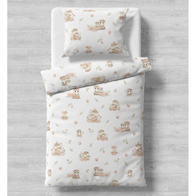 Galix Бухалче - Детски спален комплект, 4 части