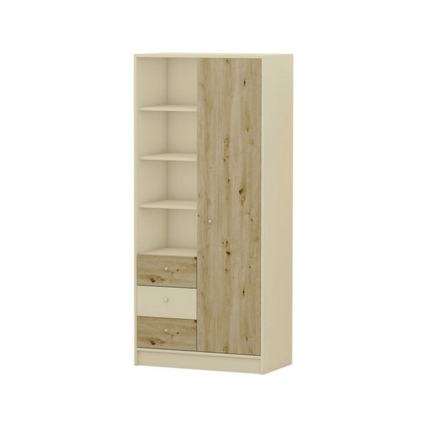 Продукт Arbor - Двукрилен гардероб с 3 чекмеджета №4 ПДЧ - 0 - BG Hlapeta