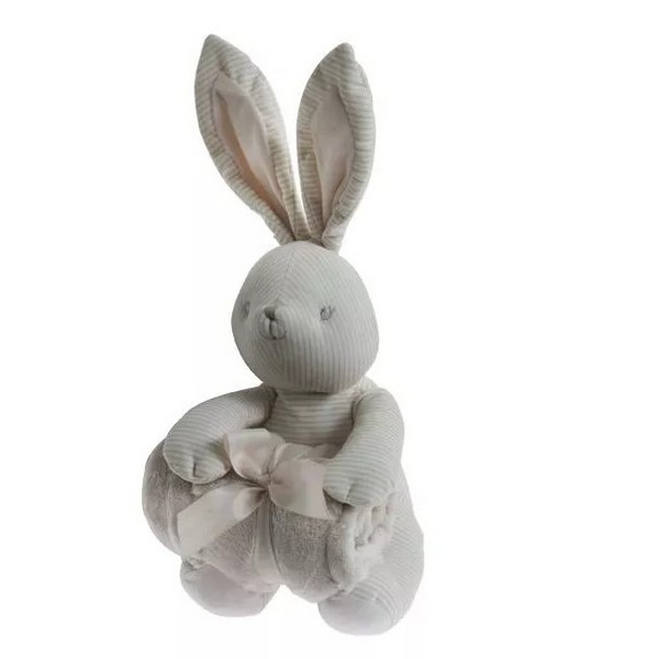 Продукт Gamberritos Зайче - Одеало 80х110 + играчка - 0 - BG Hlapeta