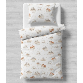 Galix Сънчовци Горски Животни - детски спален комплект, 4 части