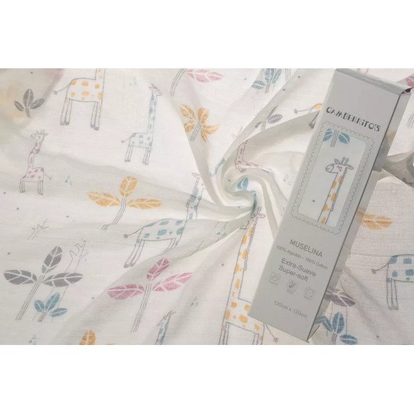 Продукт Gamberritos - Муселинова пелена 120х120 см. - 0 - BG Hlapeta