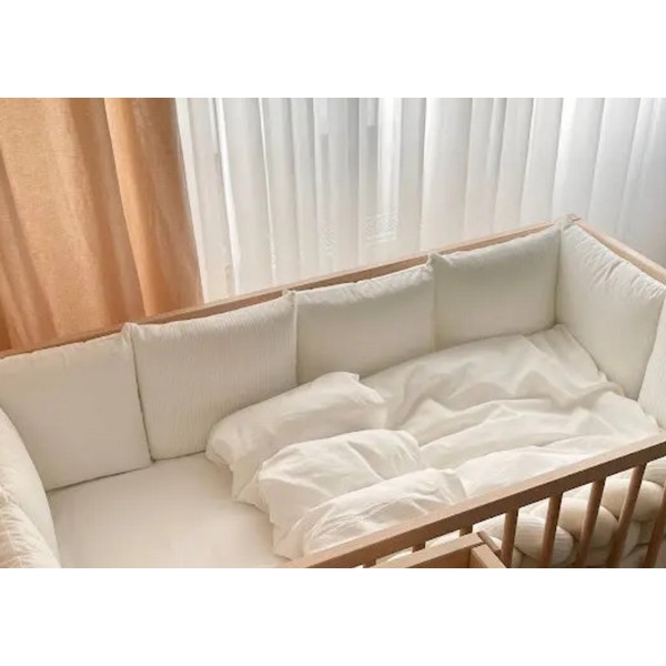 Продукт Veres Кадифе - Комплект бебешко спално бельо 6 броя за 120x60 - 0 - BG Hlapeta