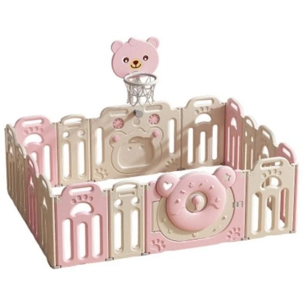 Продукт Feelkids - Сгъваема бебешка ограда за игра с баскетболен кош - 0 - BG Hlapeta