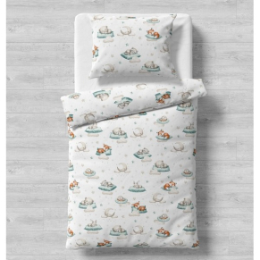 Galix Сънчовци Горски Животни - Детски спален комплект, 3 части