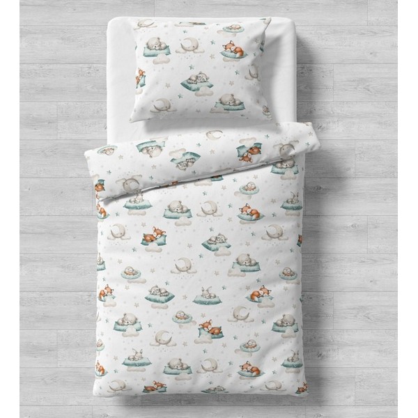 Продукт Galix Сънчовци Горски Животни - детски спален комплект, 4 части - 0 - BG Hlapeta