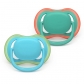 Продукт Philips AVENT Ultra Air - 2 броя ортодонтски силиконови залъгалки, 6-18м, едноцветни, в кутия за стерилизиране - 15 - BG Hlapeta