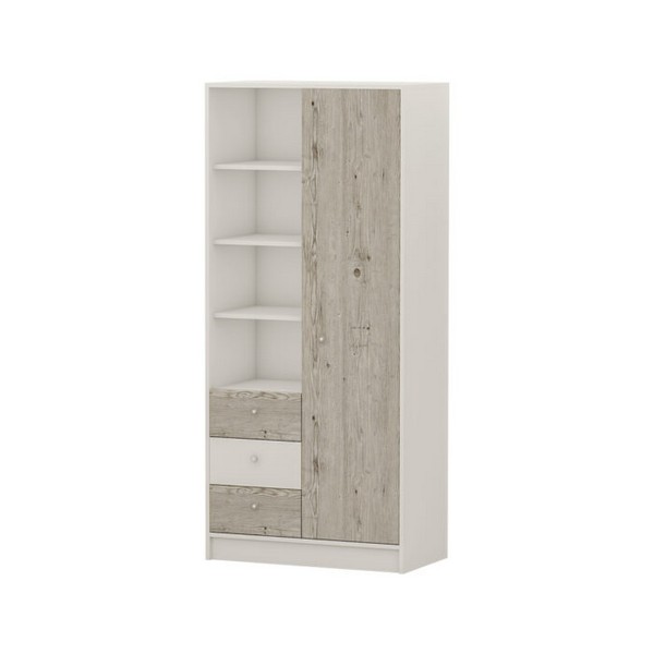 Продукт Arbor - Двукрилен гардероб с 3 чекмеджета №4 ПДЧ - 0 - BG Hlapeta