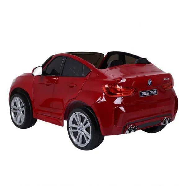 Продукт Двуместен акумулаторен джип BMW X6M с меки гуми и 2 кожени седалки - 0 - BG Hlapeta