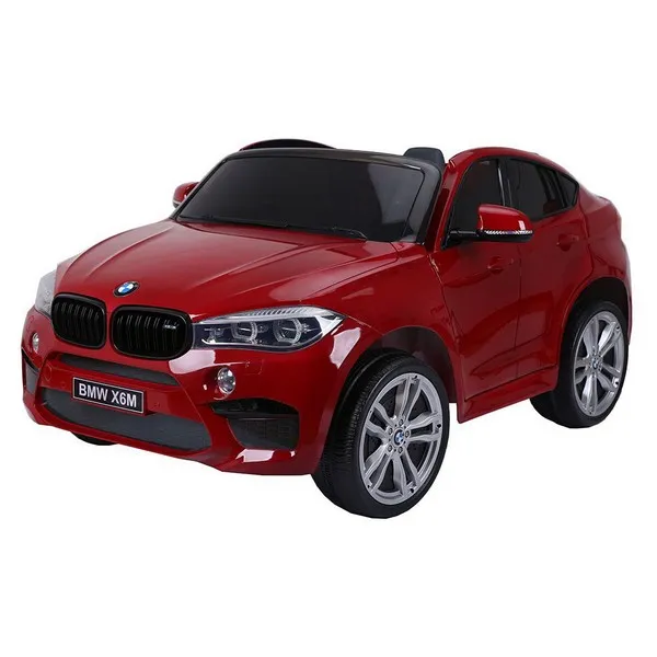 Продукт Двуместен акумулаторен джип BMW X6M с меки гуми и 2 кожени седалки - 0 - BG Hlapeta