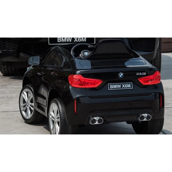 Продукт Акумулаторен джип BMW X6M, 12V с меки гуми и кожена седалка - 0 - BG Hlapeta