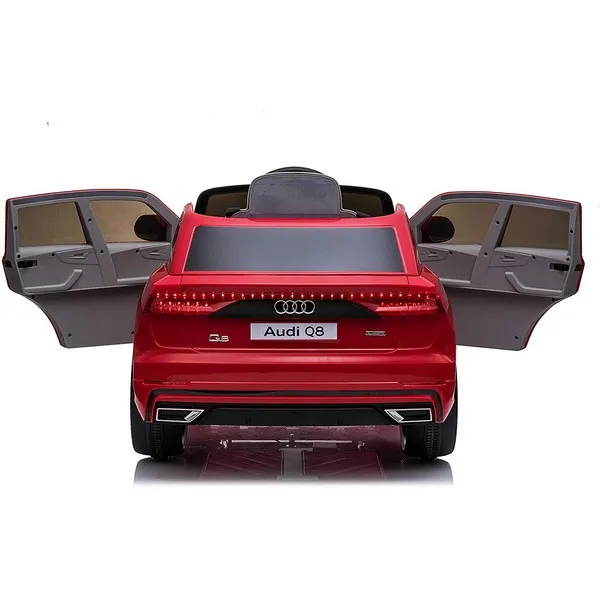 Продукт Акумулаторен джип  Audi Q8 12V с меки гуми и кожена седалка  - 0 - BG Hlapeta