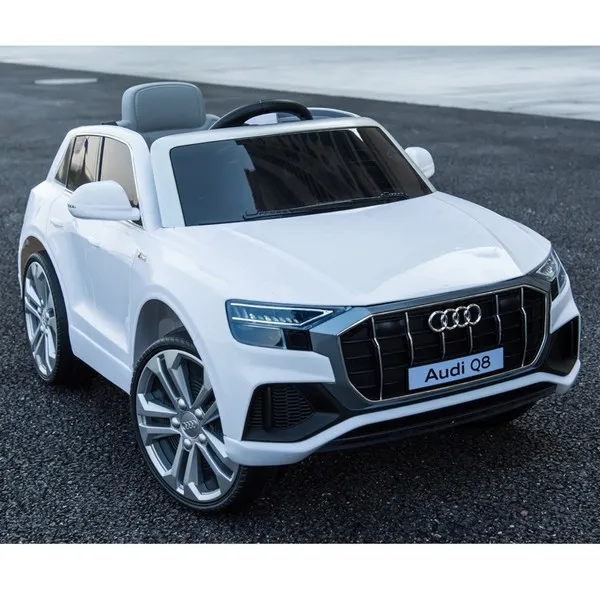 Продукт Акумулаторен джип  Audi Q8 12V с меки гуми и кожена седалка  - 0 - BG Hlapeta